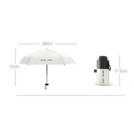 Portable Anti-UV Pouch Mini Umbrella Rain Women Windproof Durable 5 Folding Sun Umbrellas Portable Solar Female Parasol